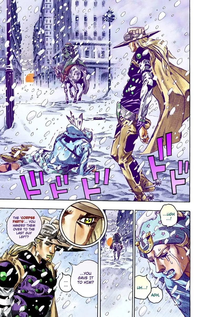 JoJo's Bizarre Adventure Steel Ball Run Colored Manga β Chapter 48 β Page 12