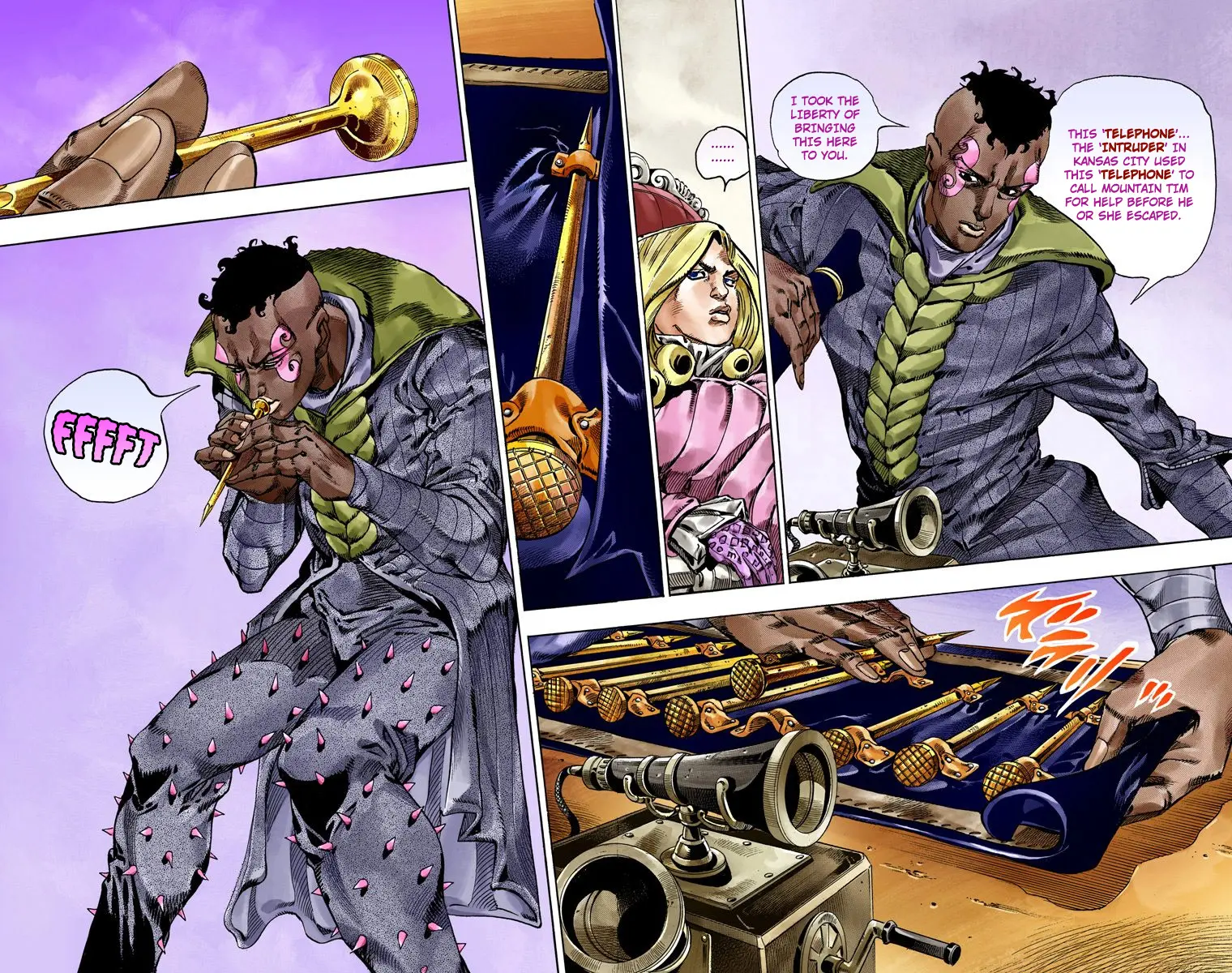 JoJo's Bizarre Adventure Steel Ball Run Colored Manga β Chapter 48 β Page 32