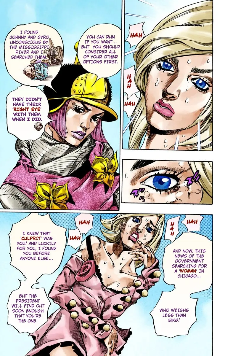 JoJo's Bizarre Adventure Steel Ball Run Colored Manga — Chapter 49 — Page 29