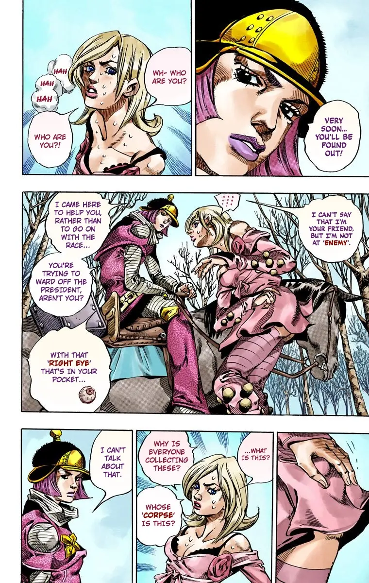JoJo's Bizarre Adventure Steel Ball Run Colored Manga — Chapter 49 — Page 30