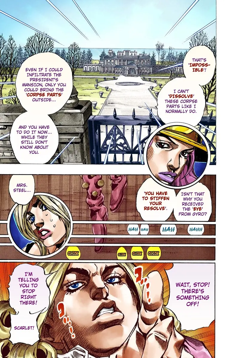 JoJo's Bizarre Adventure Steel Ball Run Colored Manga — Chapter 49 — Page 33