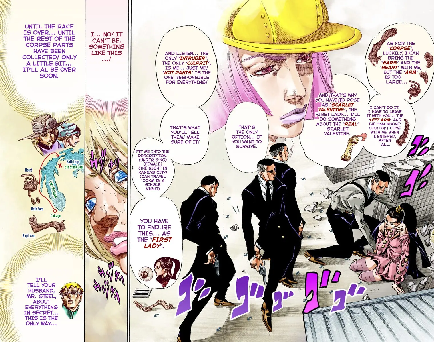 JoJo's Bizarre Adventure Steel Ball Run Colored Manga β Chapter 50 β Page 48