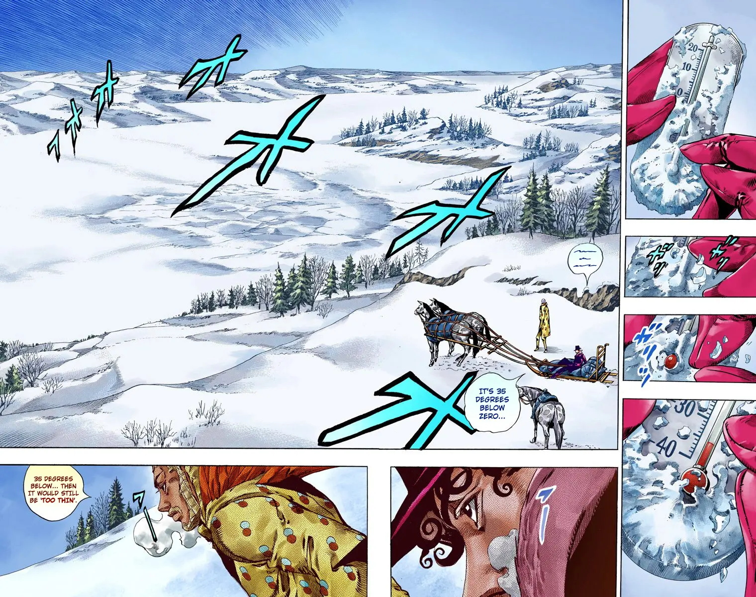 JoJo's Bizarre Adventure Steel Ball Run Colored Manga — Chapter 51 — Page 3