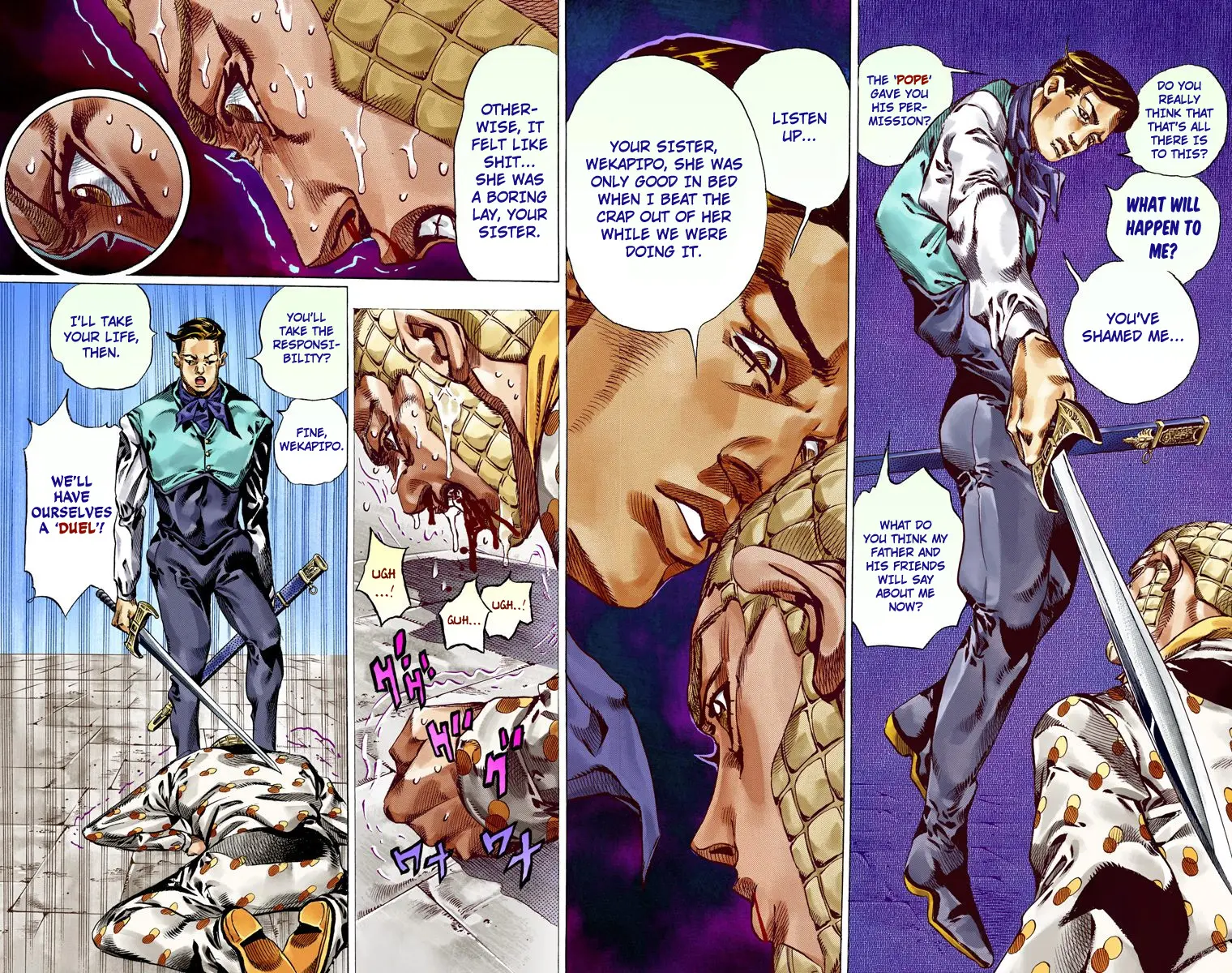 JoJo's Bizarre Adventure Steel Ball Run Colored Manga — Chapter 51 — Page 12