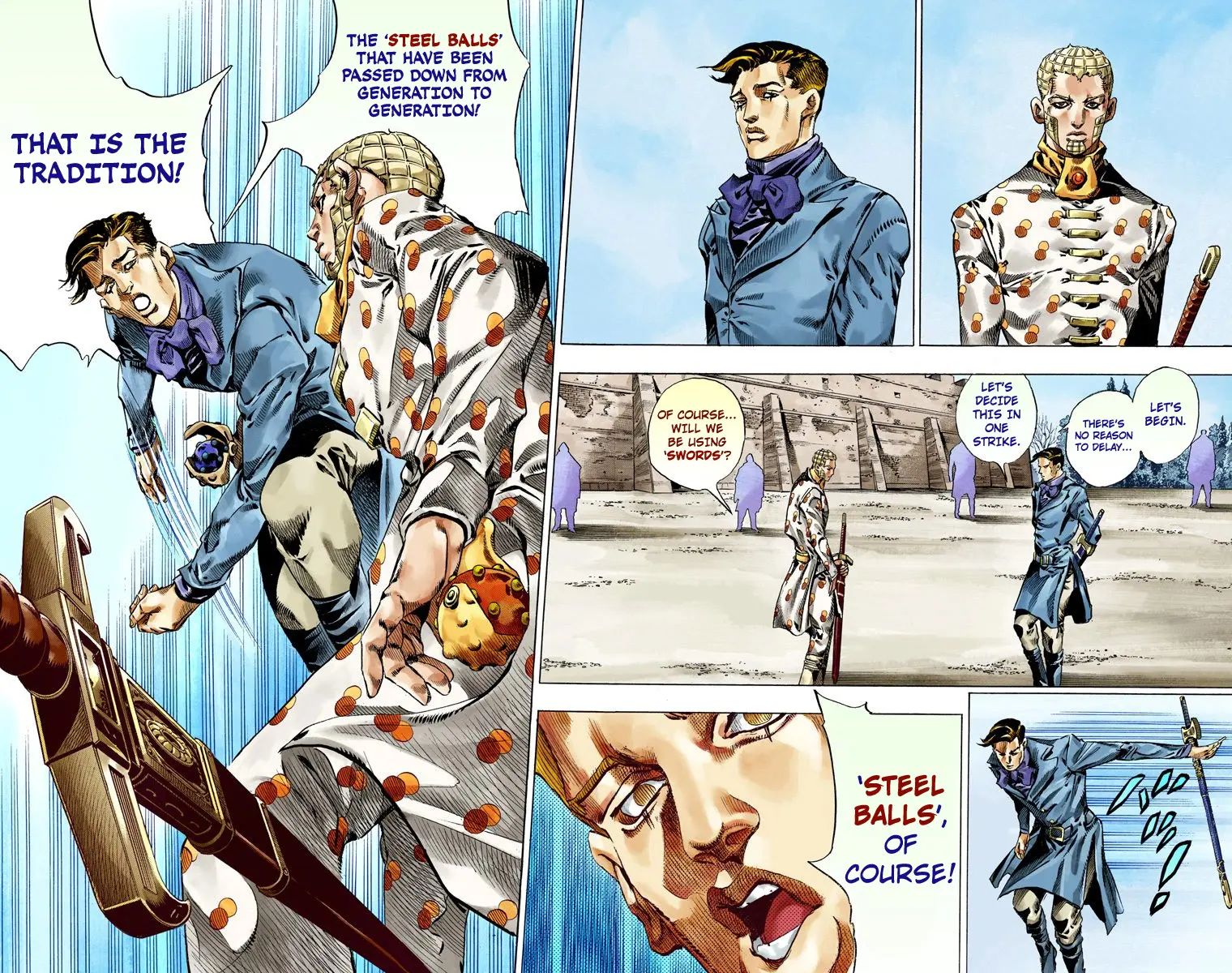 JoJo's Bizarre Adventure Steel Ball Run Colored Manga — Chapter 51 — Page 15
