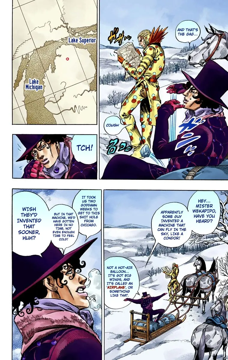 JoJo's Bizarre Adventure Steel Ball Run Colored Manga — Chapter 51 — Page 24