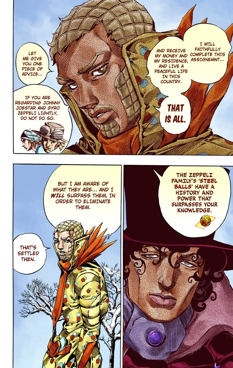 JoJo's Bizarre Adventure Steel Ball Run Colored Manga — Chapter 51 — Page 26
