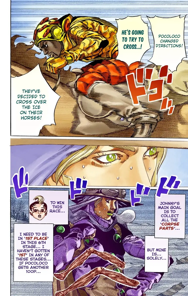 JoJo's Bizarre Adventure Steel Ball Run Colored Manga — Chapter 51 — Page 35