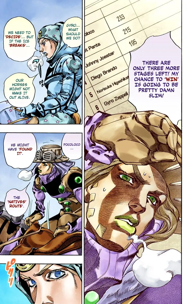 JoJo's Bizarre Adventure Steel Ball Run Colored Manga — Chapter 51 — Page 36