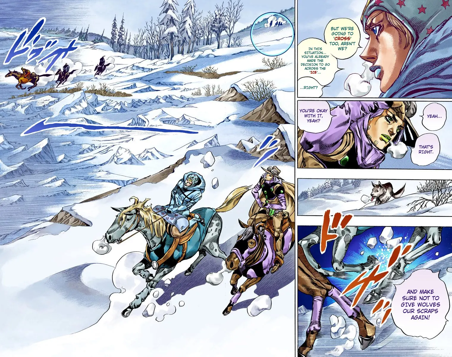 JoJo's Bizarre Adventure Steel Ball Run Colored Manga — Chapter 51 — Page 38