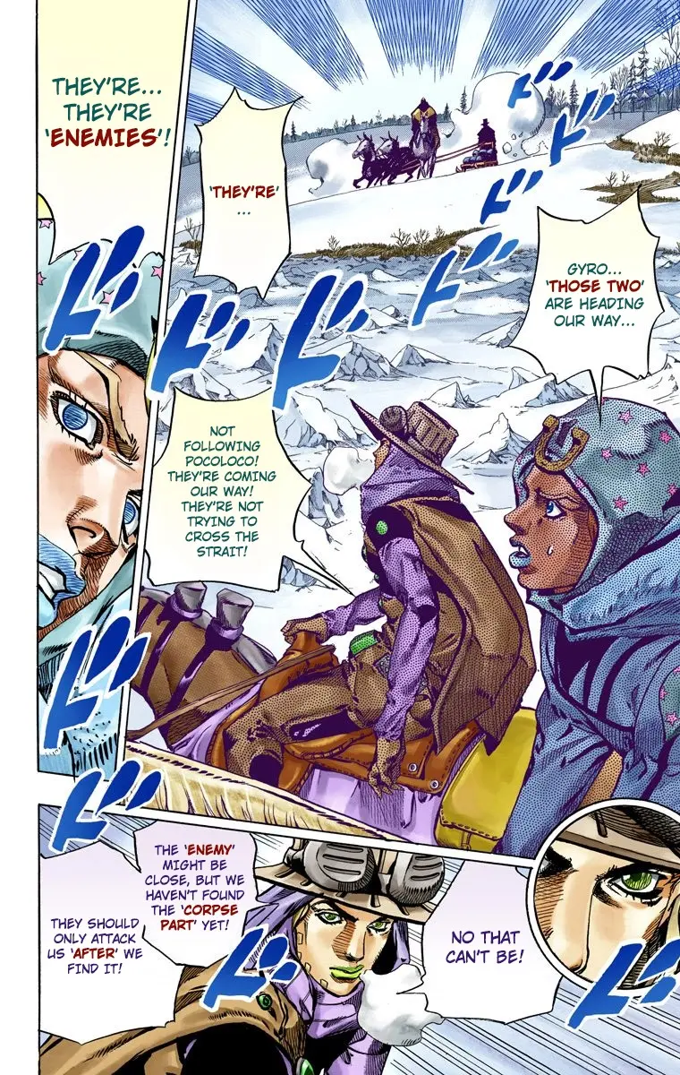 JoJo's Bizarre Adventure Steel Ball Run Colored Manga — Chapter 51 — Page 41