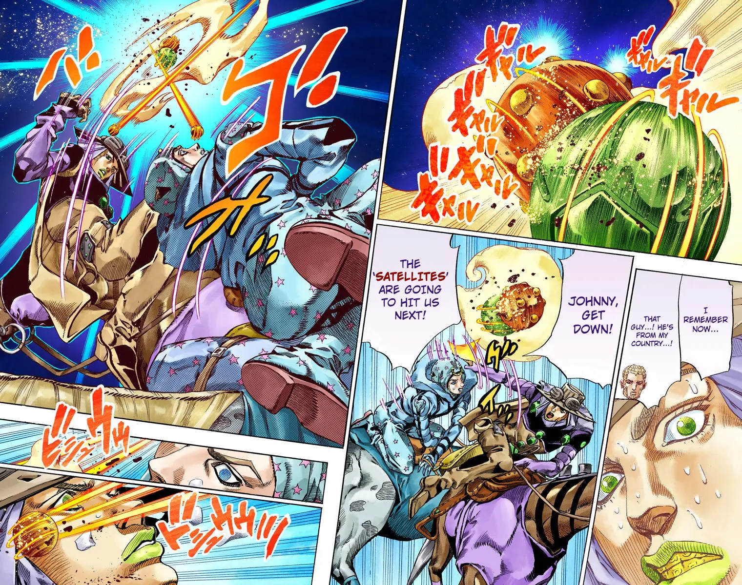 JoJo's Bizarre Adventure Steel Ball Run Colored Manga — Chapter 51 — Page 45