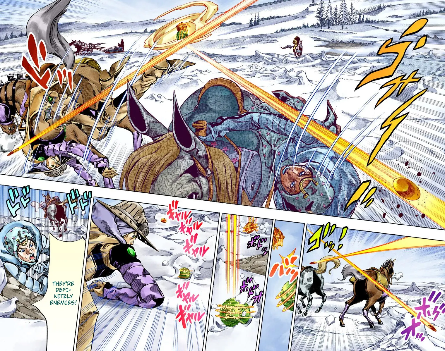 JoJo's Bizarre Adventure Steel Ball Run Colored Manga — Chapter 51 — Page 46