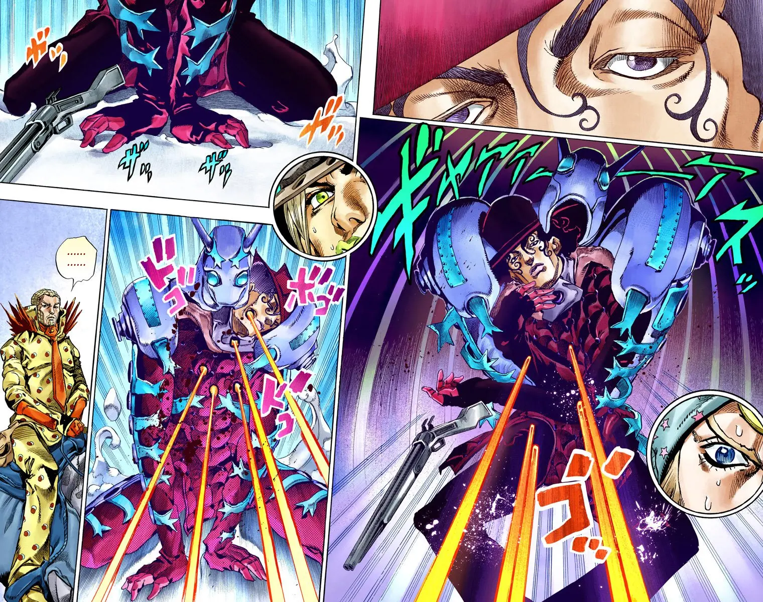 JoJo's Bizarre Adventure Steel Ball Run Colored Manga — Chapter 52 — Page 20