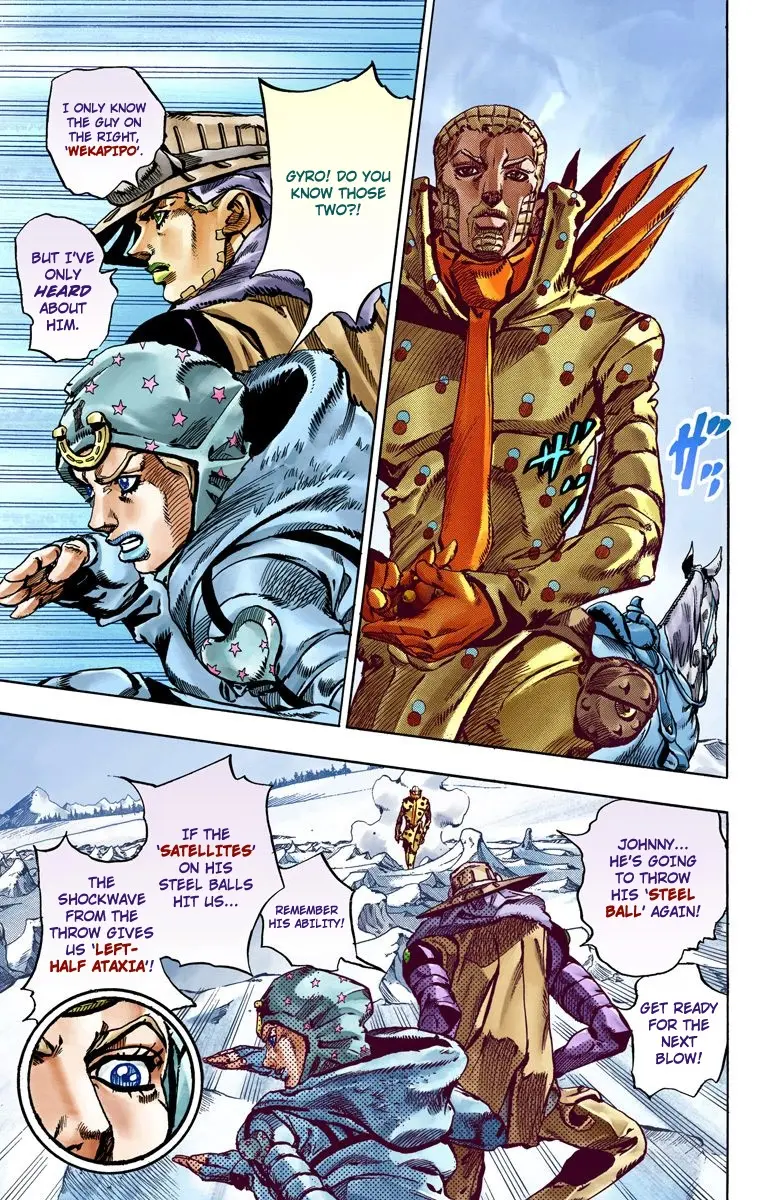 JoJo's Bizarre Adventure Steel Ball Run Colored Manga — Chapter 52 — Page 27