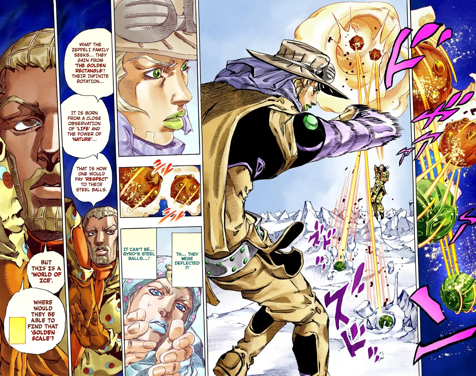 JoJo's Bizarre Adventure Steel Ball Run Colored Manga — Chapter 52 — Page 36