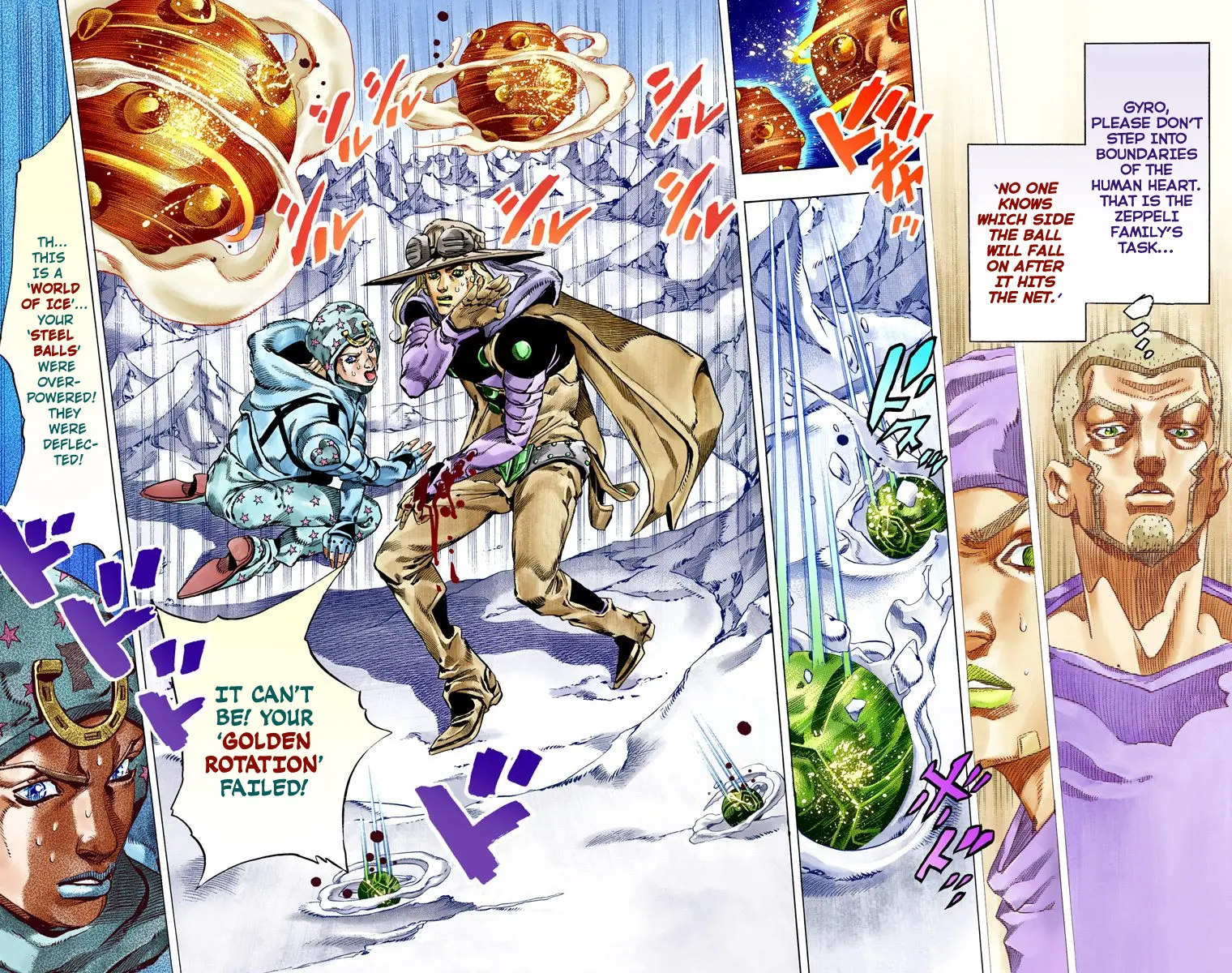 JoJo's Bizarre Adventure Steel Ball Run Colored Manga β Chapter 53 β Page 7