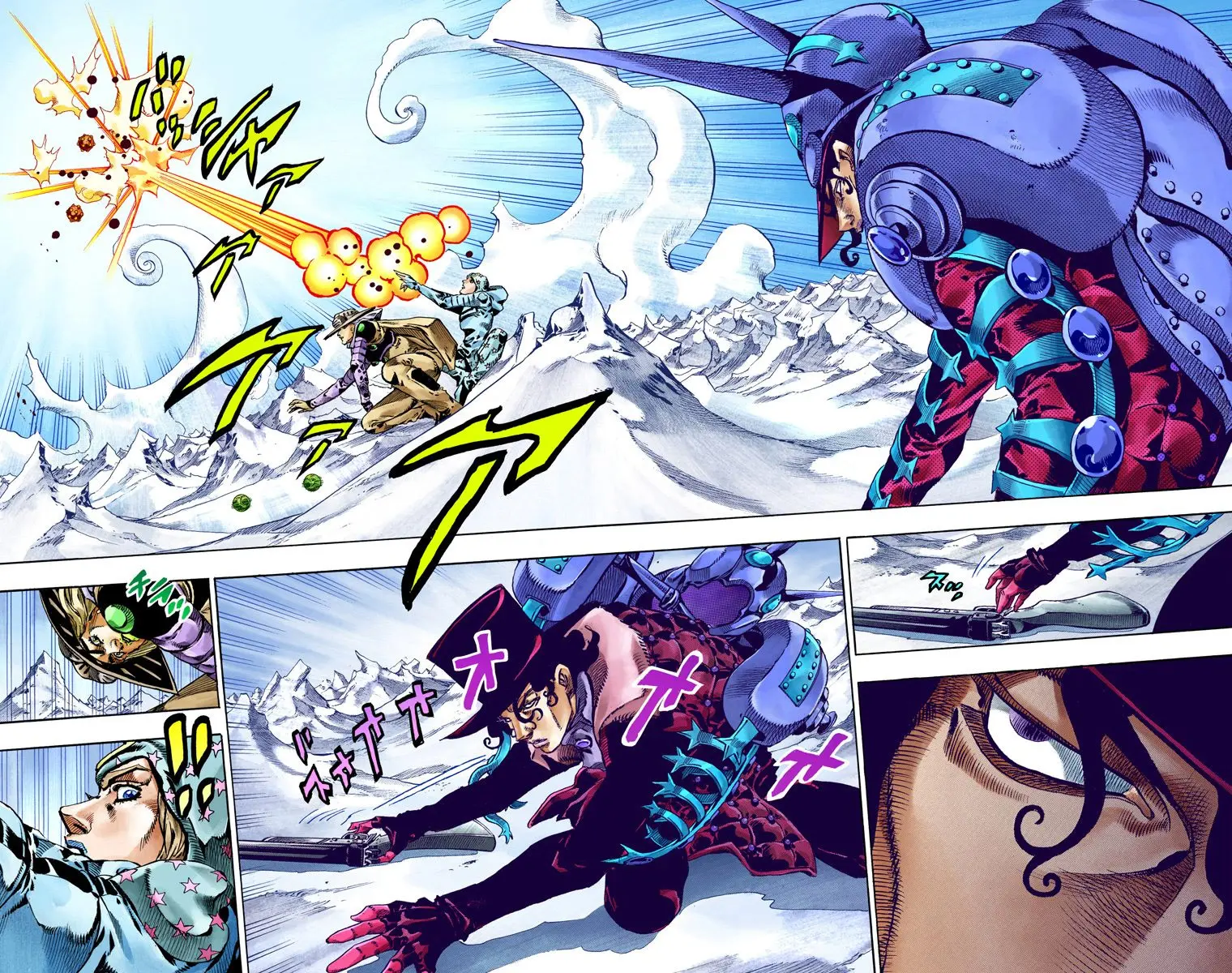 JoJo's Bizarre Adventure Steel Ball Run Colored Manga β Chapter 53 β Page 9