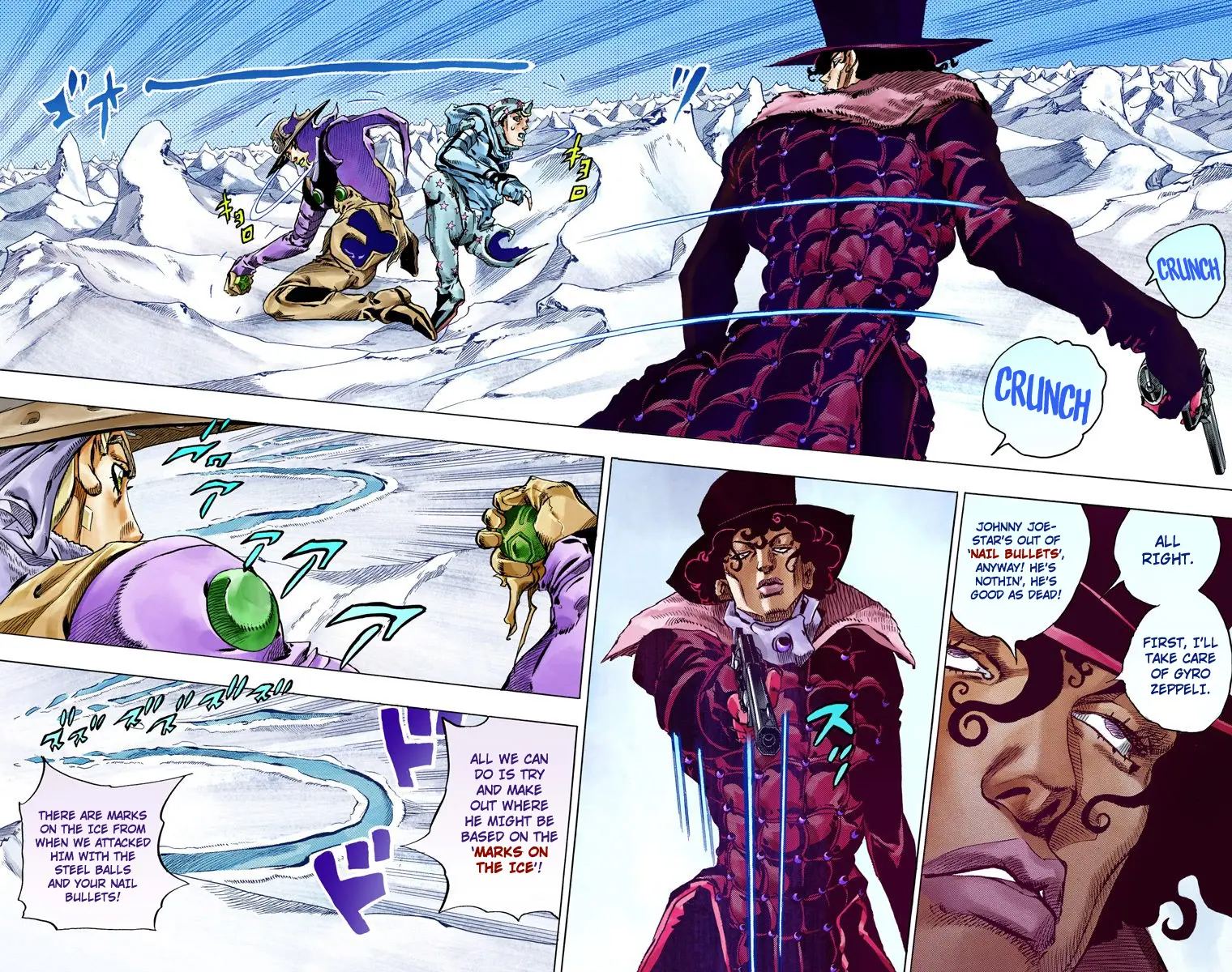JoJo's Bizarre Adventure Steel Ball Run Colored Manga β Chapter 53 β Page 19