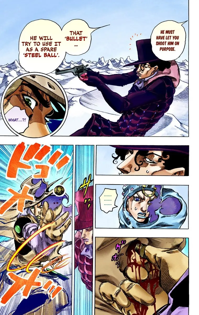 JoJo's Bizarre Adventure Steel Ball Run Colored Manga β Chapter 53 β Page 28