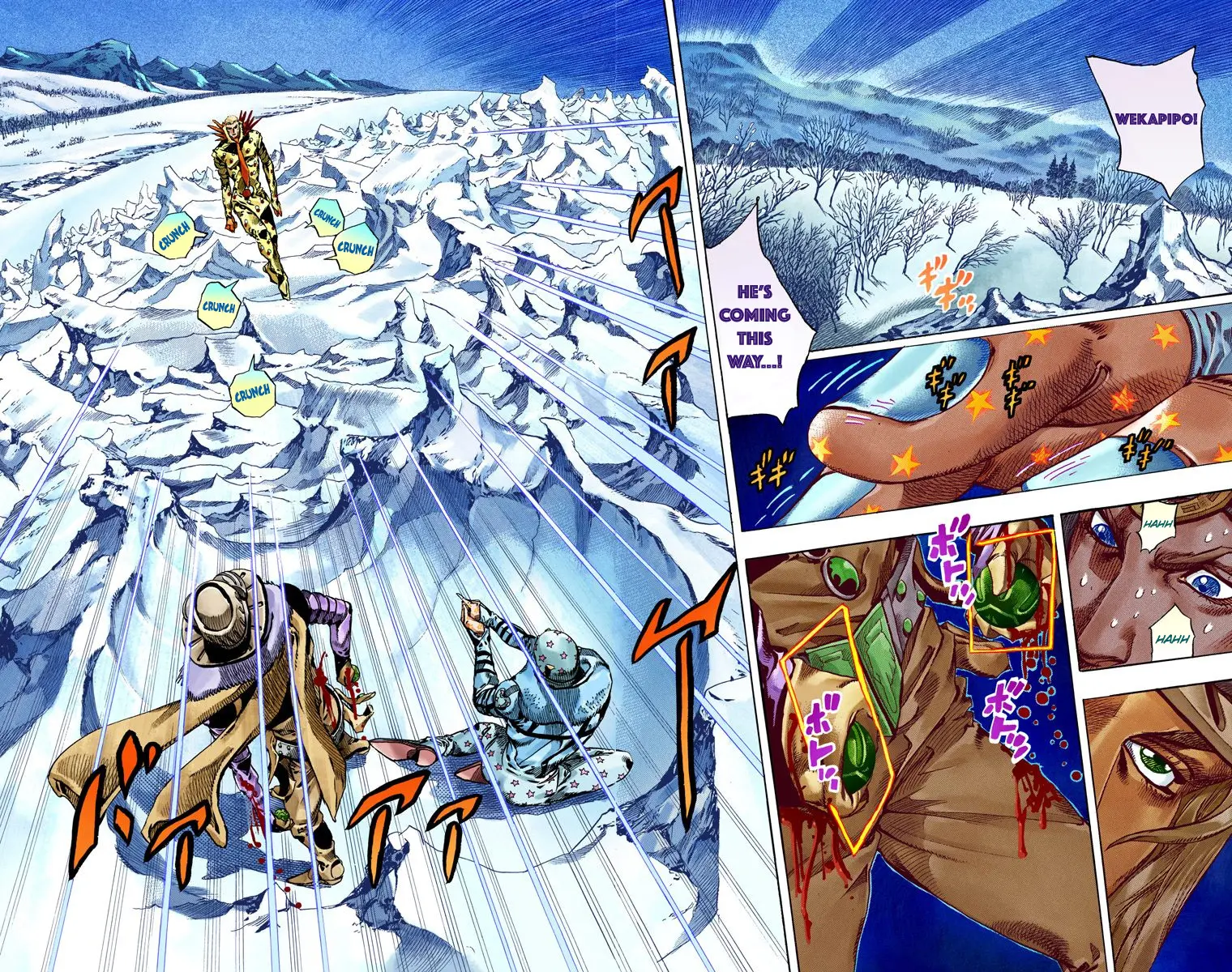 JoJo's Bizarre Adventure Steel Ball Run Colored Manga β Chapter 54 β Page 3