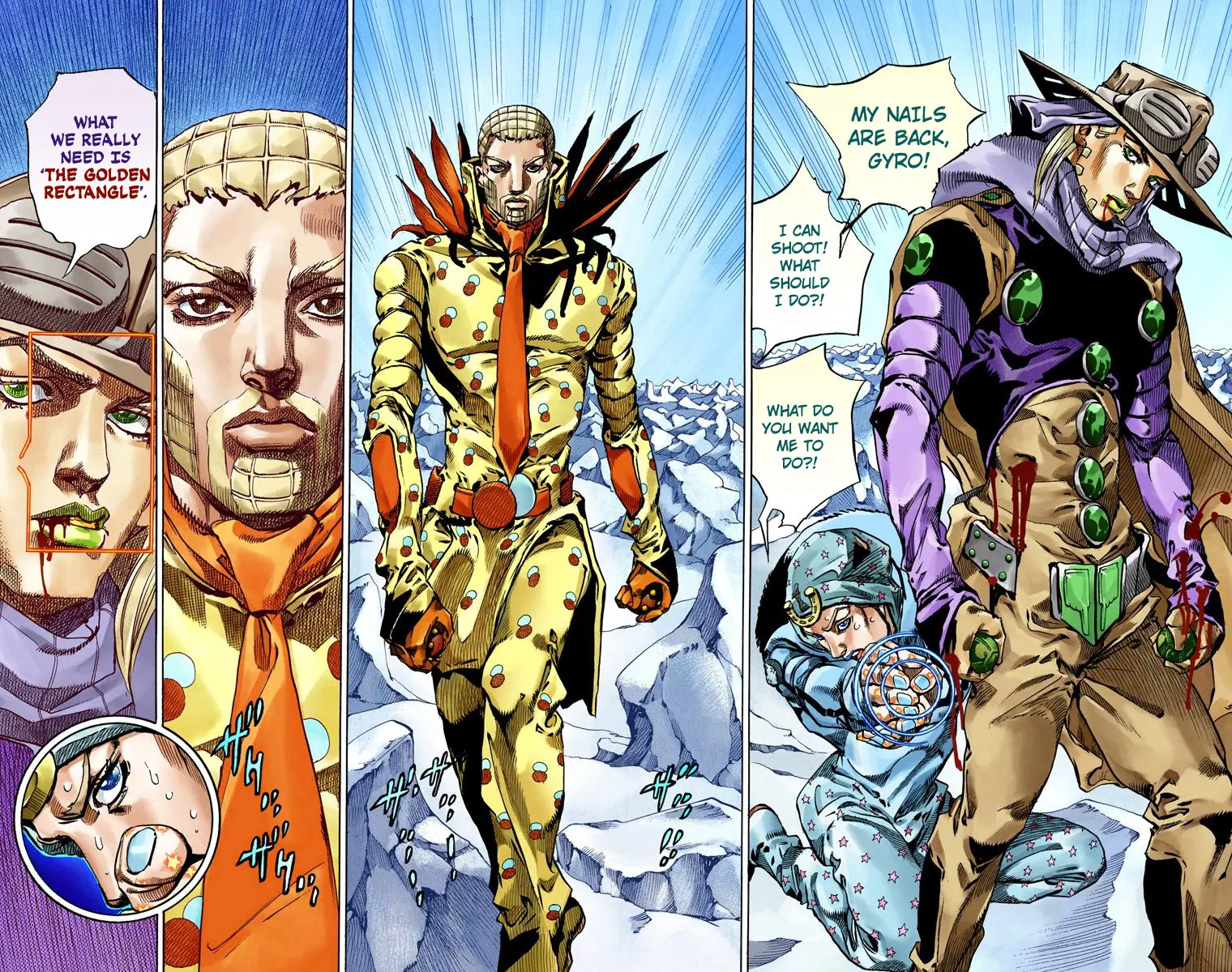 JoJo's Bizarre Adventure Steel Ball Run Colored Manga β Chapter 54 β Page 4