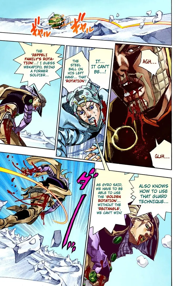 JoJo's Bizarre Adventure Steel Ball Run Colored Manga β Chapter 54 β Page 17
