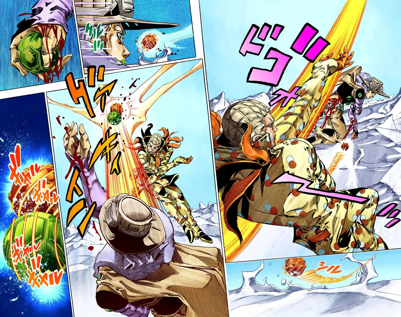 JoJo's Bizarre Adventure Steel Ball Run Colored Manga β Chapter 54 β Page 19