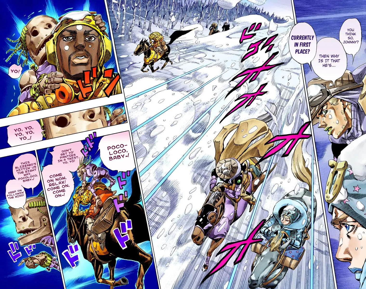 JoJo's Bizarre Adventure Steel Ball Run Colored Manga β Chapter 55 β Page 12
