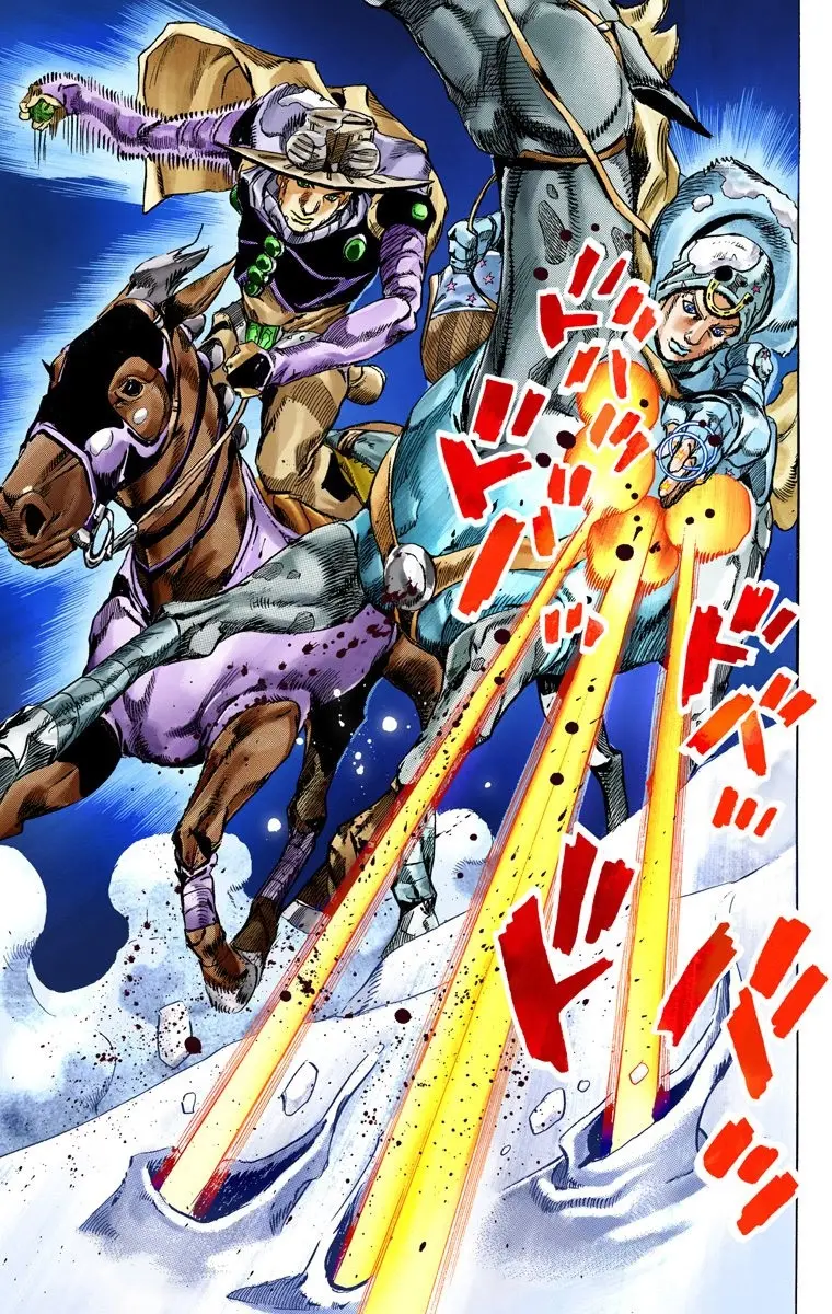 JoJo's Bizarre Adventure Steel Ball Run Colored Manga β Chapter 55 β Page 18