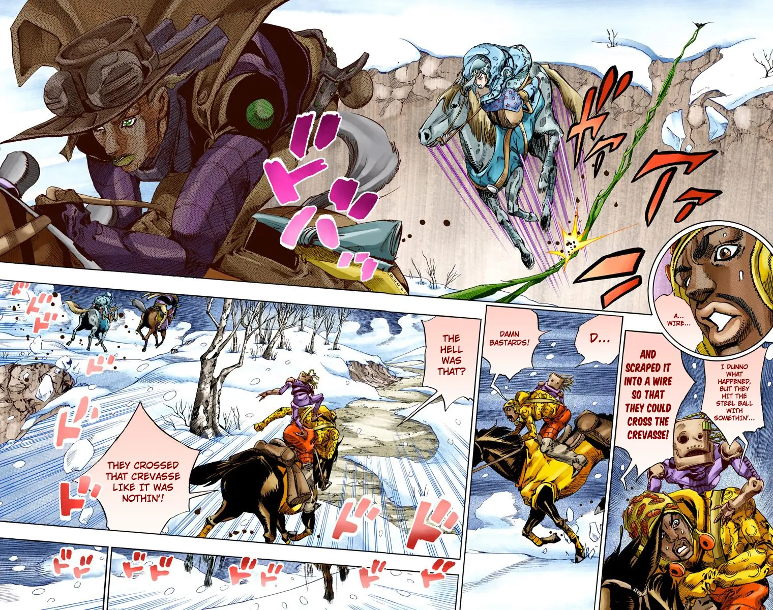 JoJo's Bizarre Adventure Steel Ball Run Colored Manga β Chapter 55 β Page 23