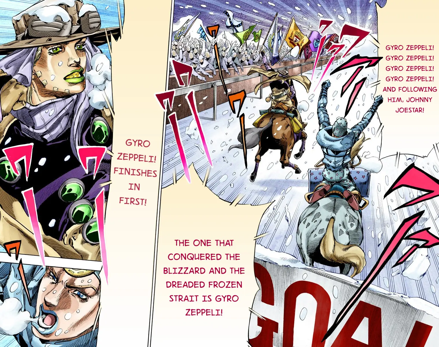 JoJo's Bizarre Adventure Steel Ball Run Colored Manga β Chapter 55 β Page 25