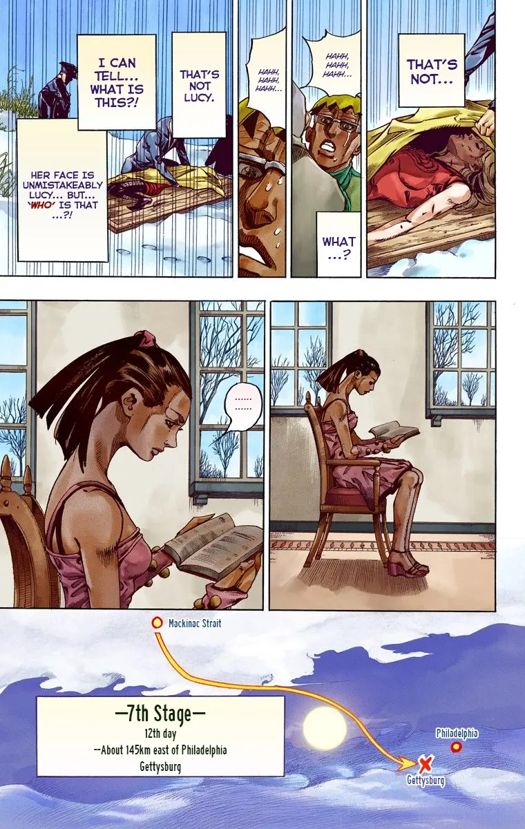 JoJo's Bizarre Adventure Steel Ball Run Colored Manga β Chapter 56 β Page 7