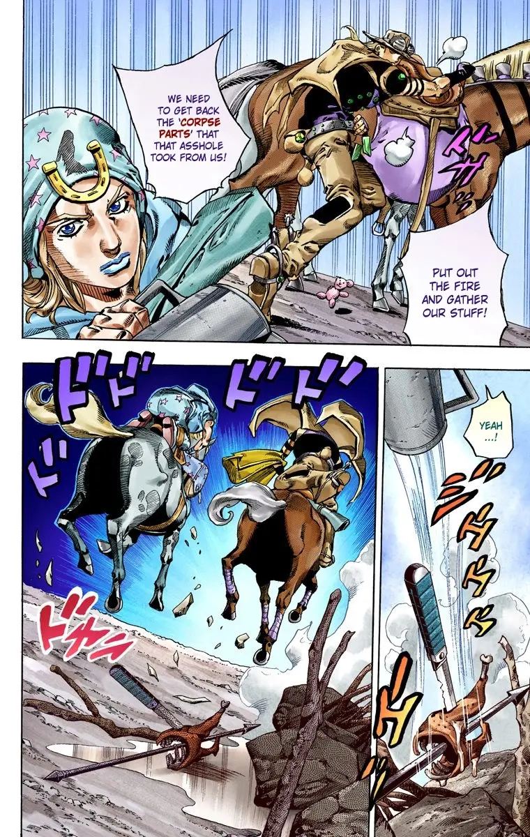 JoJo's Bizarre Adventure Steel Ball Run Colored Manga β Chapter 56 β Page 12