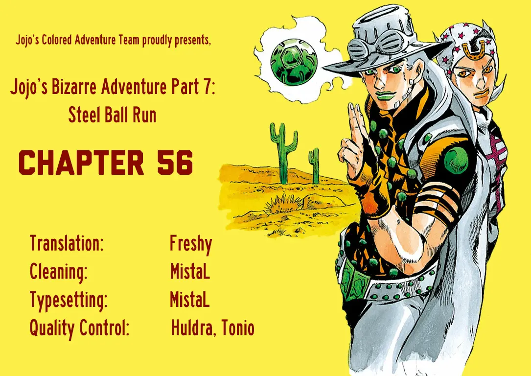 JoJo's Bizarre Adventure Steel Ball Run Colored Manga β Chapter 56 β Page 33