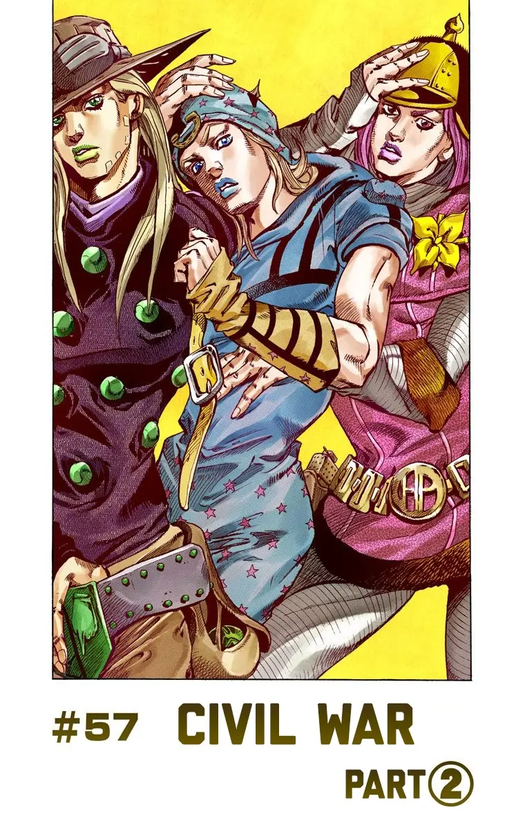 JoJo's Bizarre Adventure Steel Ball Run Colored Manga β Chapter 57 β Page 2