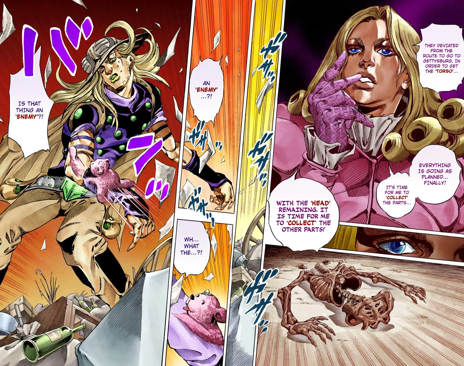 JoJo's Bizarre Adventure Steel Ball Run Colored Manga β Chapter 57 β Page 7