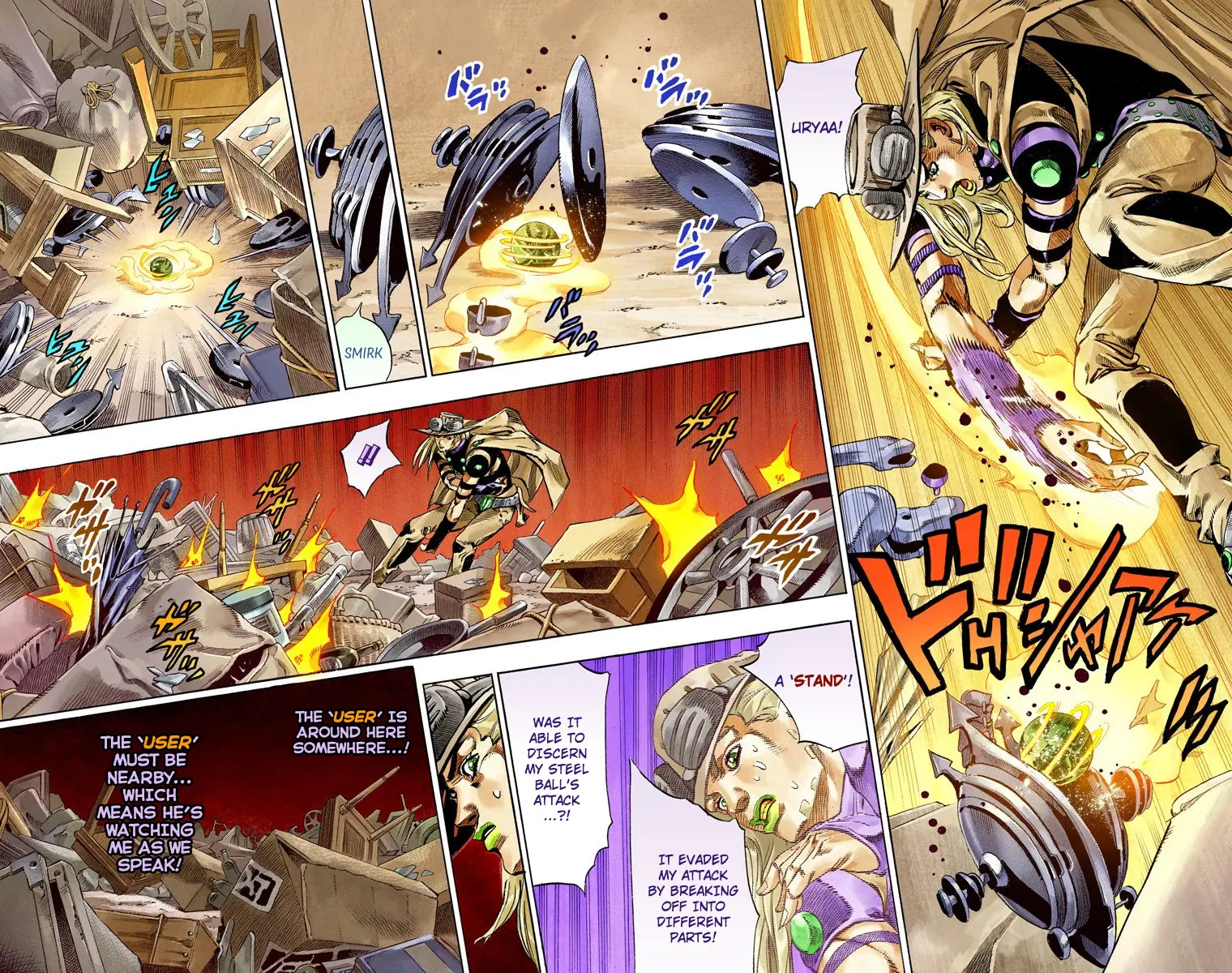 JoJo's Bizarre Adventure Steel Ball Run Colored Manga β Chapter 57 β Page 11