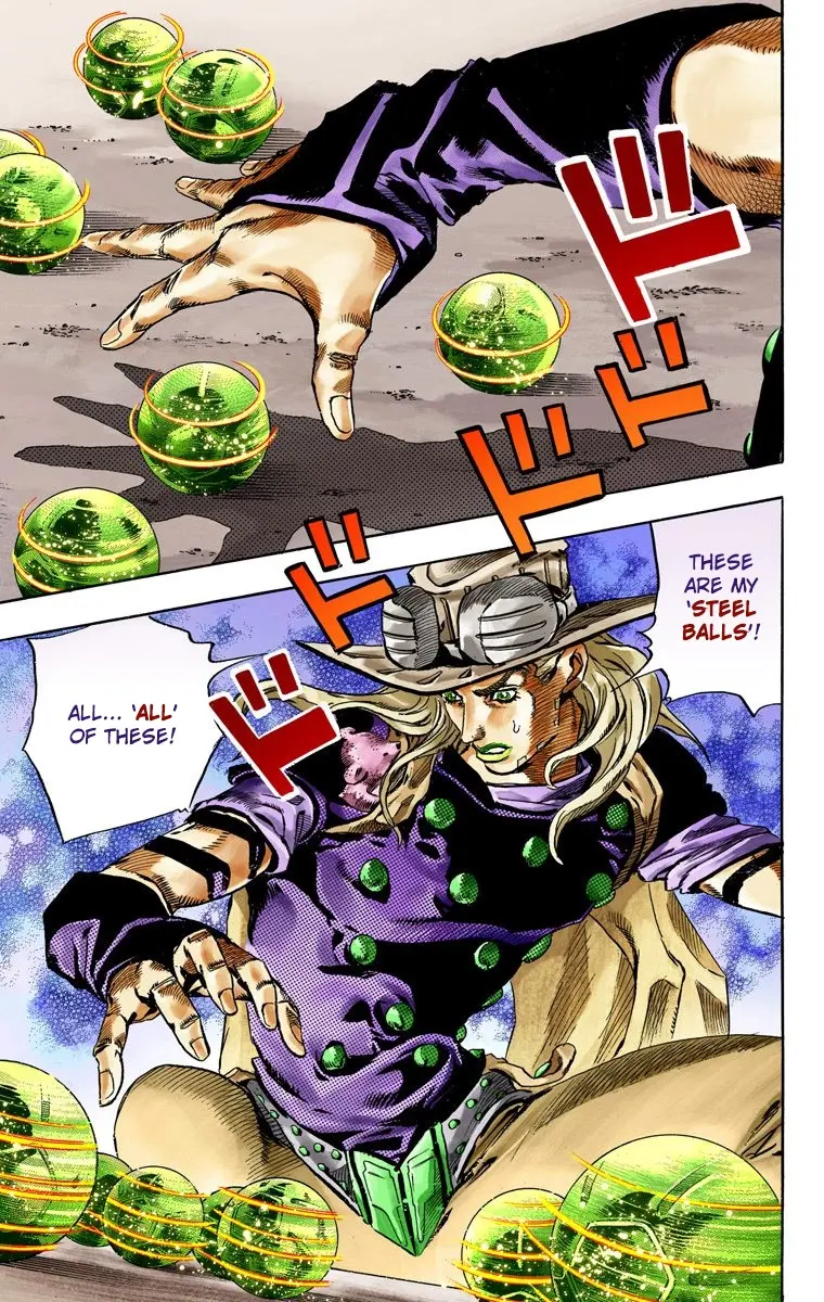 JoJo's Bizarre Adventure Steel Ball Run Colored Manga β Chapter 57 β Page 28