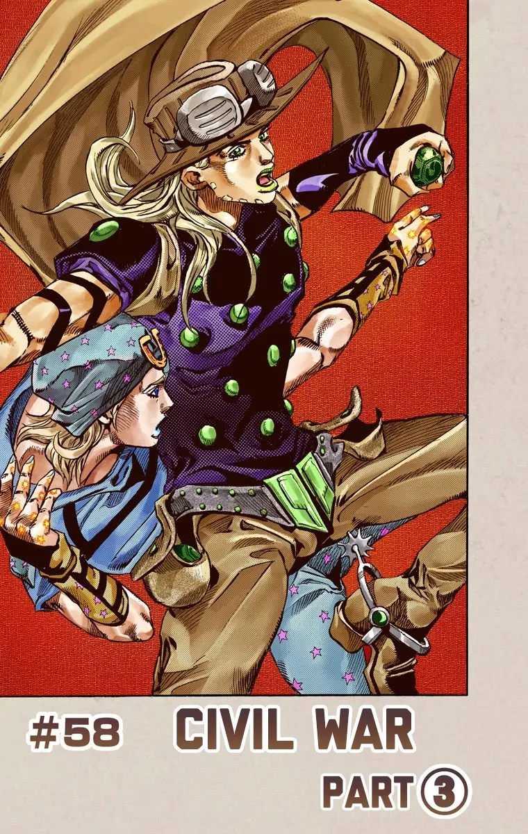 JoJo's Bizarre Adventure Steel Ball Run Colored Manga — Chapter 58 — Page 2