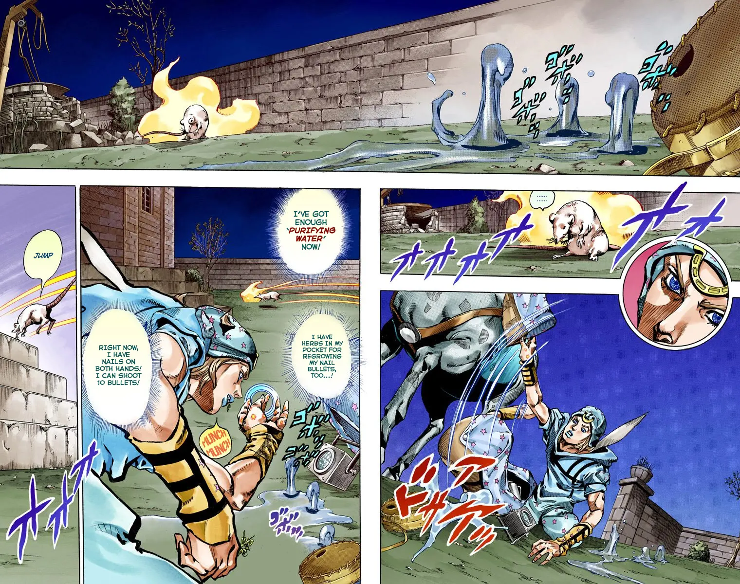JoJo's Bizarre Adventure Steel Ball Run Colored Manga — Chapter 58 — Page 3