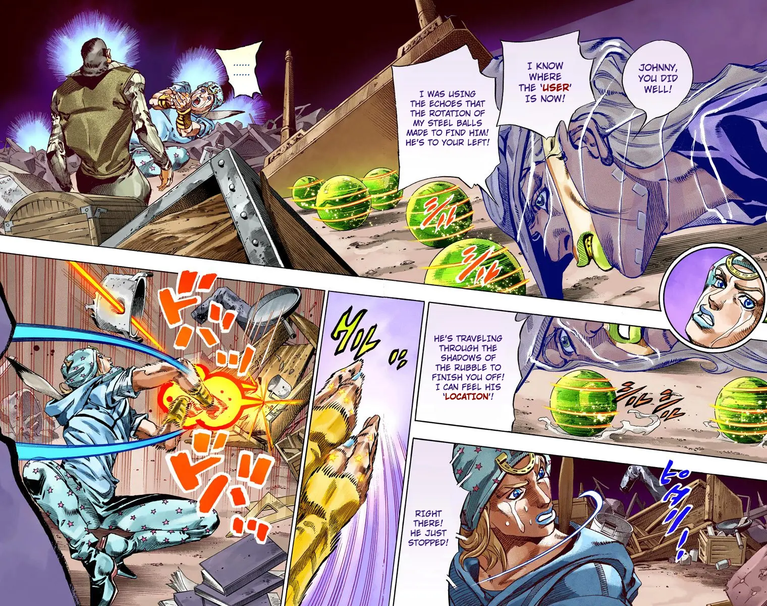 JoJo's Bizarre Adventure Steel Ball Run Colored Manga — Chapter 58 — Page 27