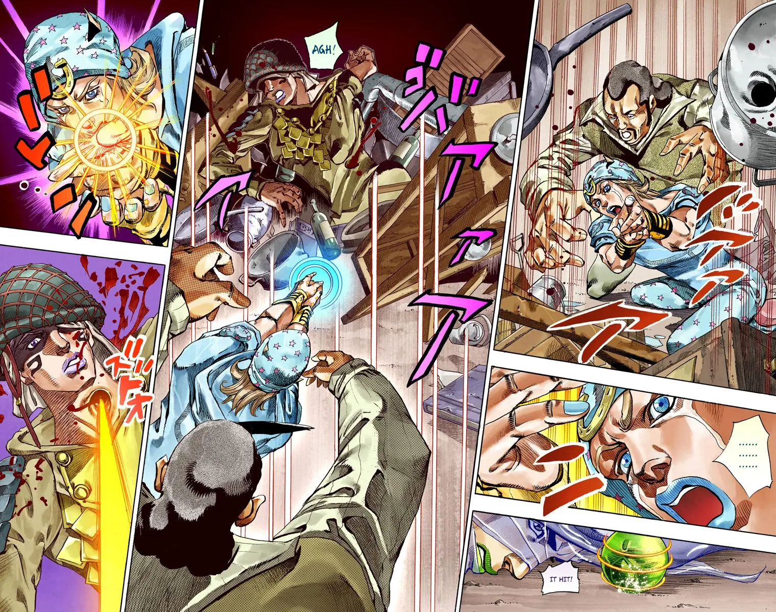 JoJo's Bizarre Adventure Steel Ball Run Colored Manga — Chapter 58 — Page 28