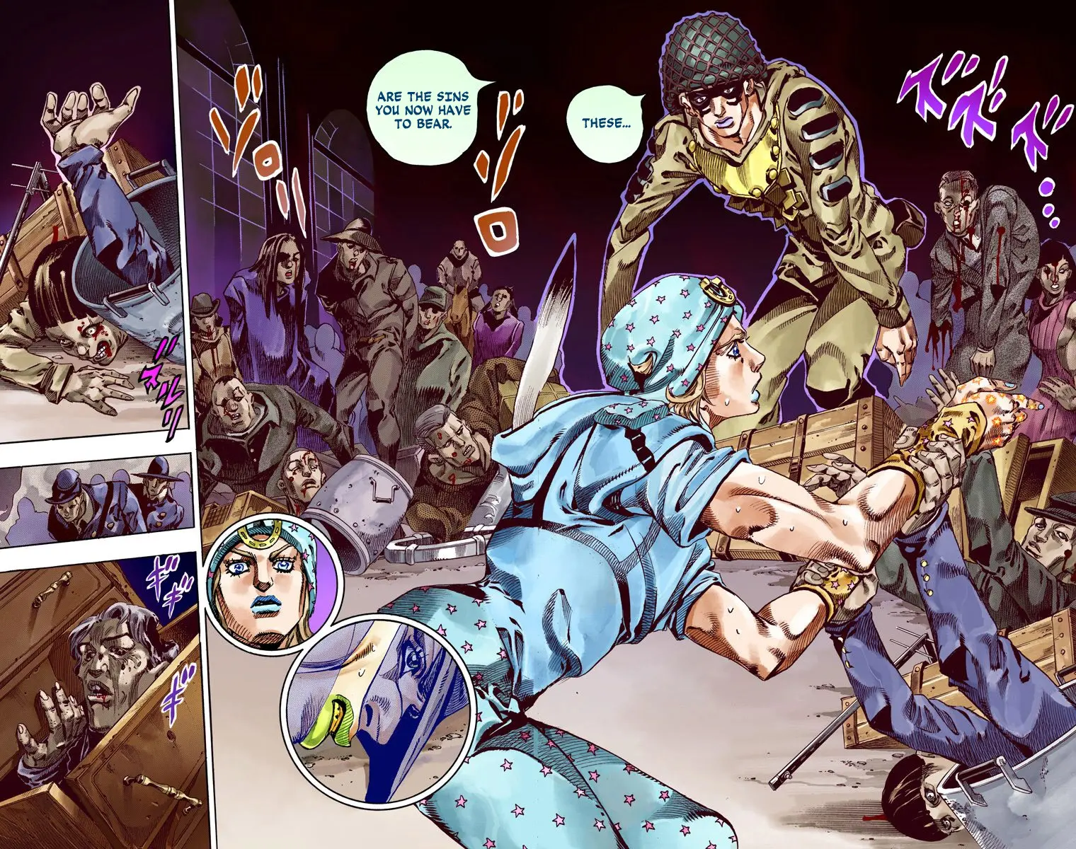JoJo's Bizarre Adventure Steel Ball Run Colored Manga — Chapter 58 — Page 35