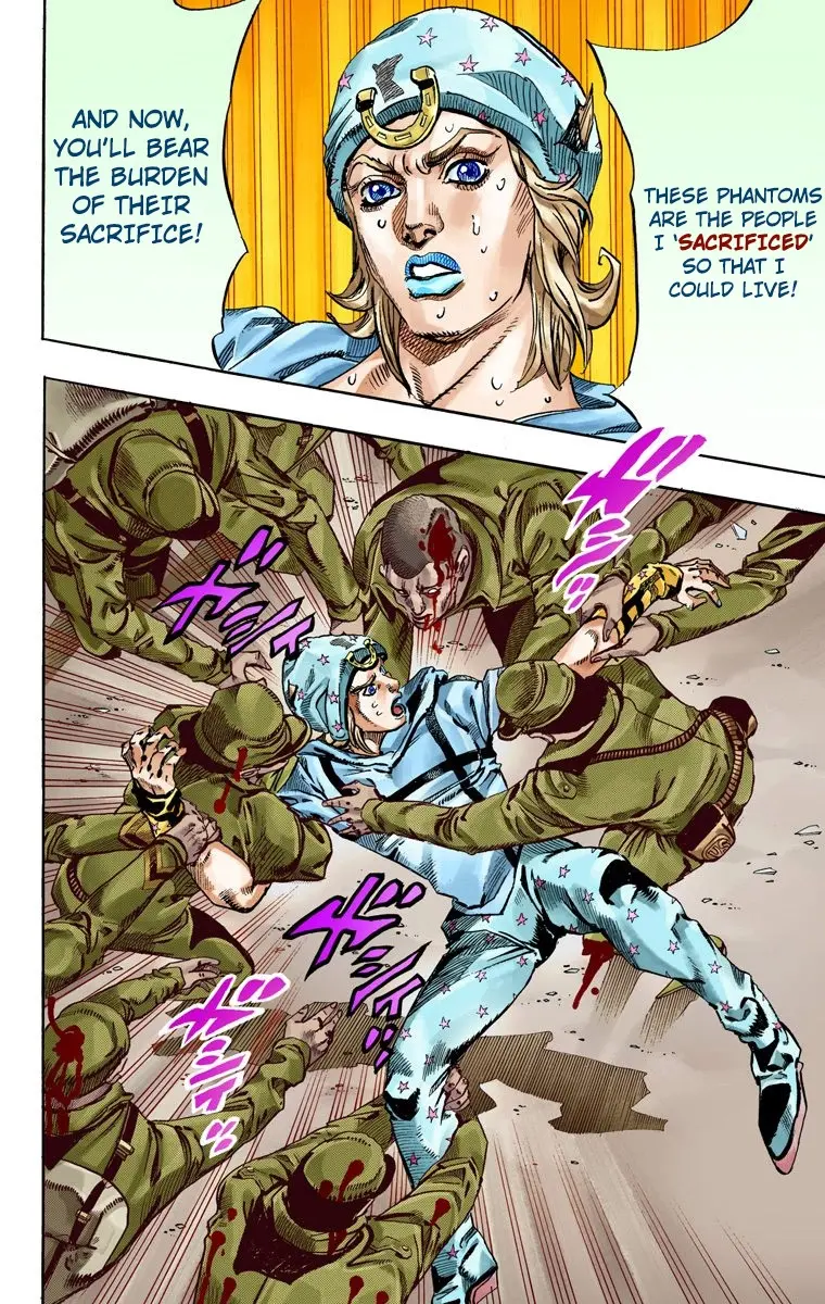 JoJo's Bizarre Adventure Steel Ball Run Colored Manga — Chapter 58 — Page 40