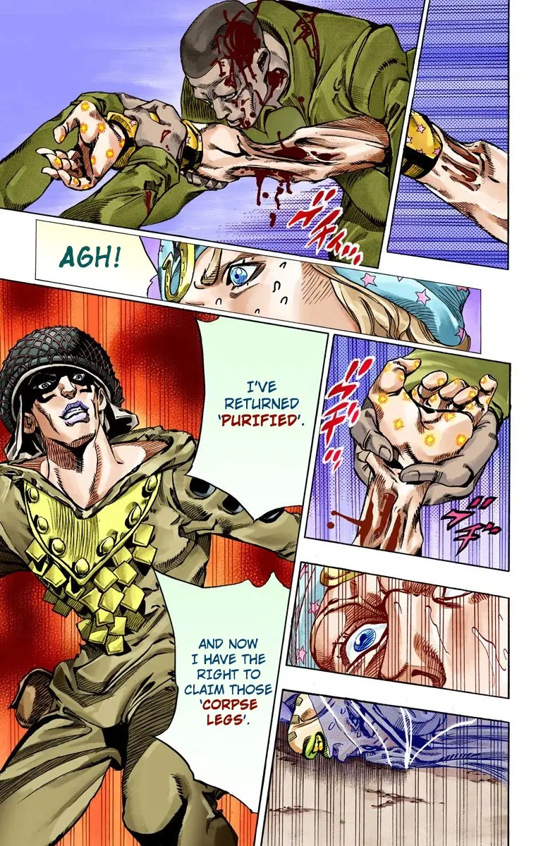 JoJo's Bizarre Adventure Steel Ball Run Colored Manga — Chapter 58 — Page 41