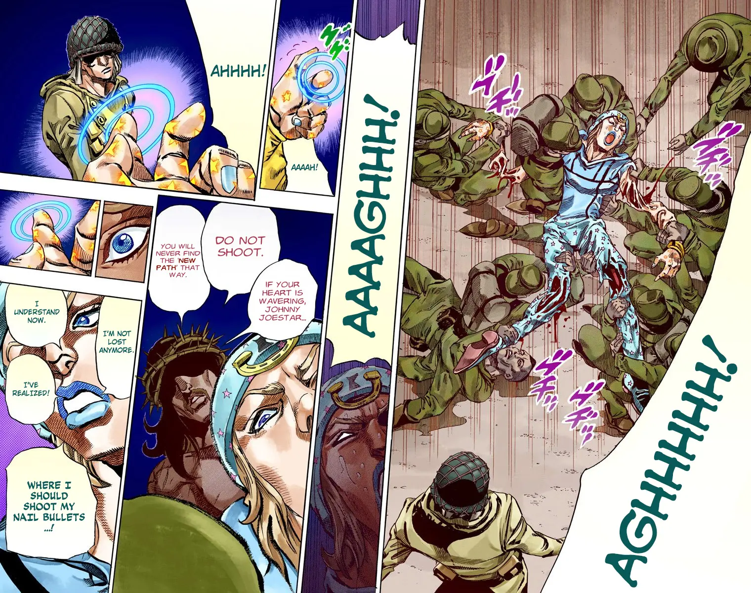 JoJo's Bizarre Adventure Steel Ball Run Colored Manga — Chapter 58 — Page 42