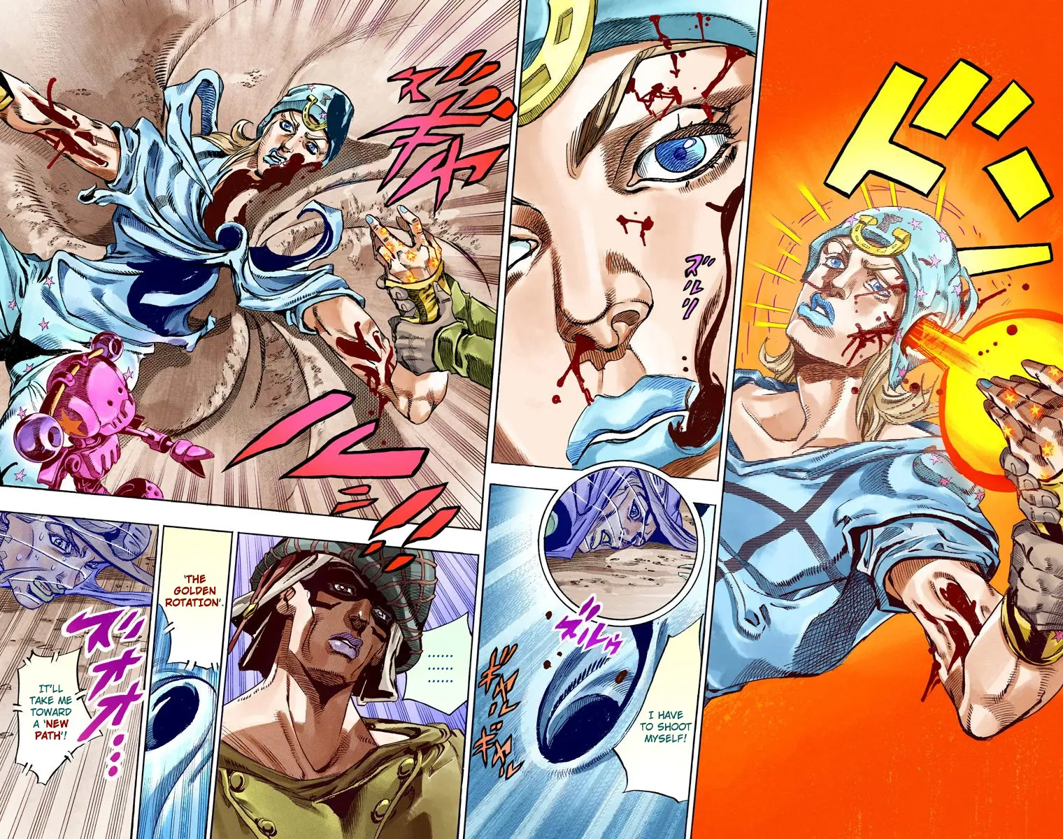 JoJo's Bizarre Adventure Steel Ball Run Colored Manga — Chapter 58 — Page 43