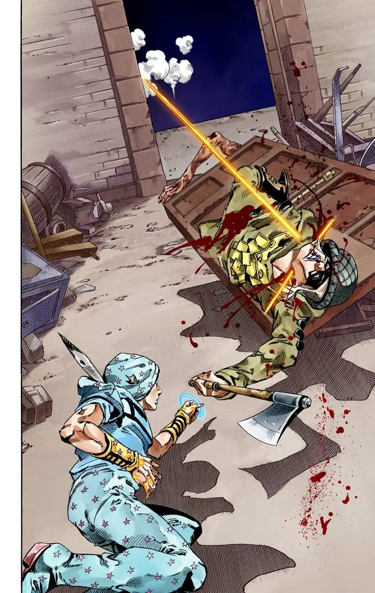 JoJo's Bizarre Adventure Steel Ball Run Colored Manga β Chapter 59 β Page 46