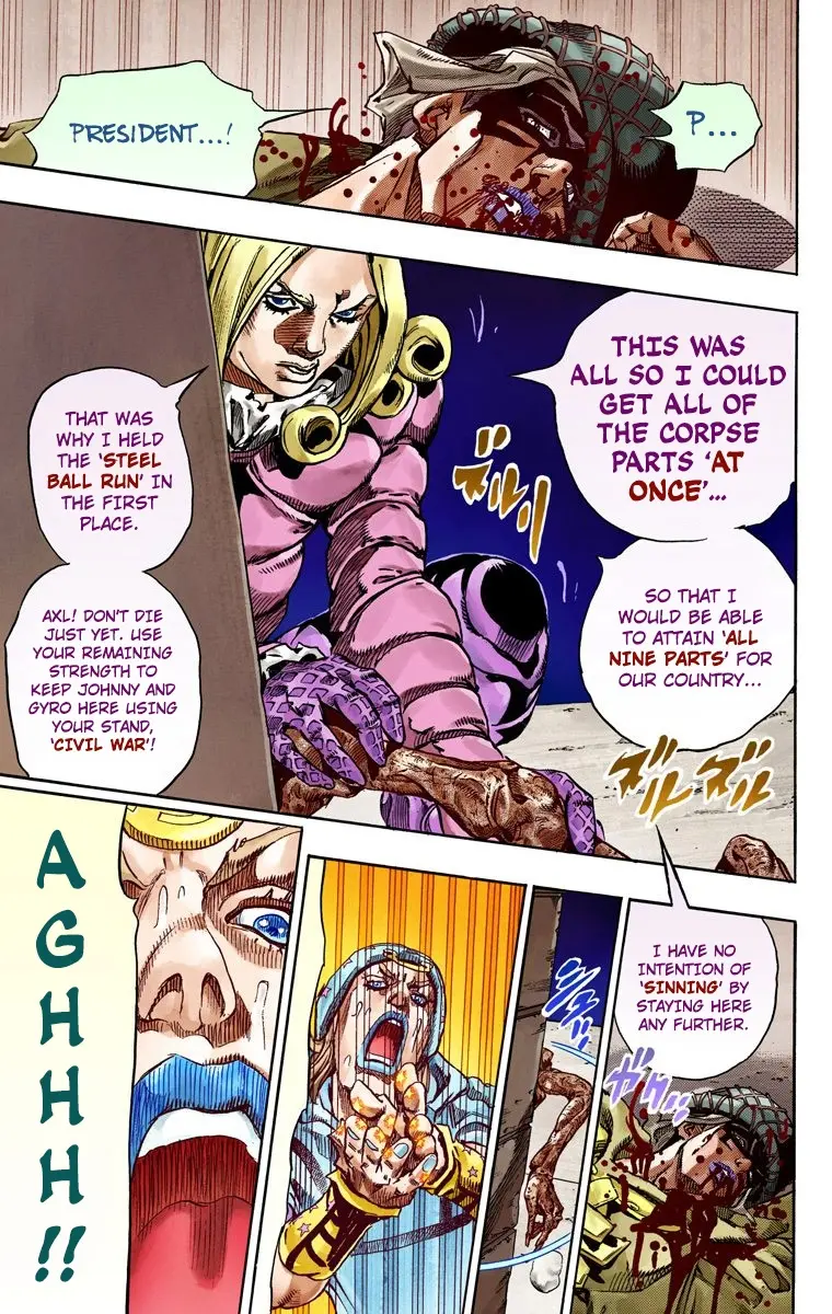 JoJo's Bizarre Adventure Steel Ball Run Colored Manga β Chapter 59 β Page 51